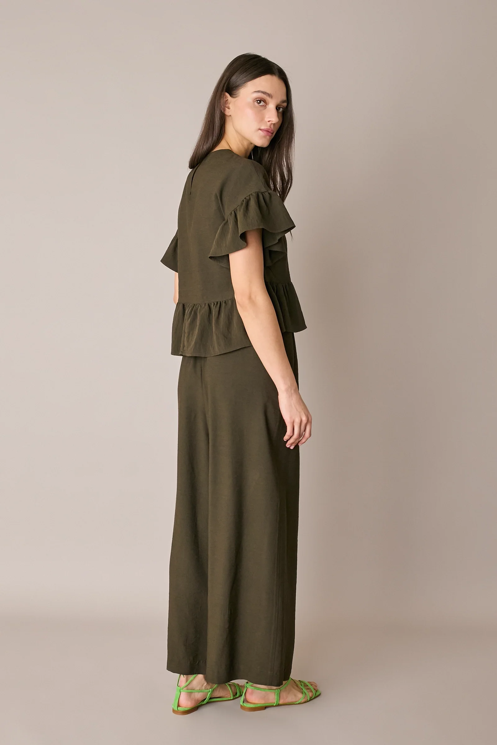 Pantaloni fluidi con elastico - Image 13