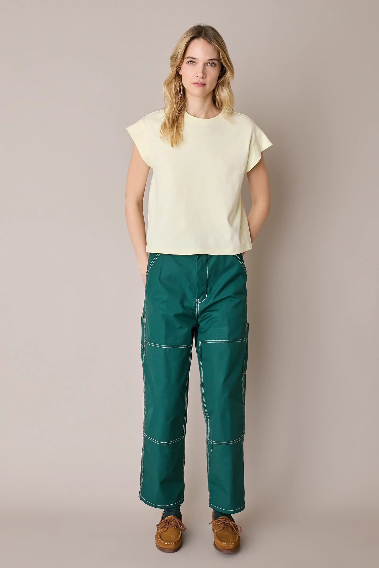 Pantaloni sportivi con impunture a contrasto - Image 4
