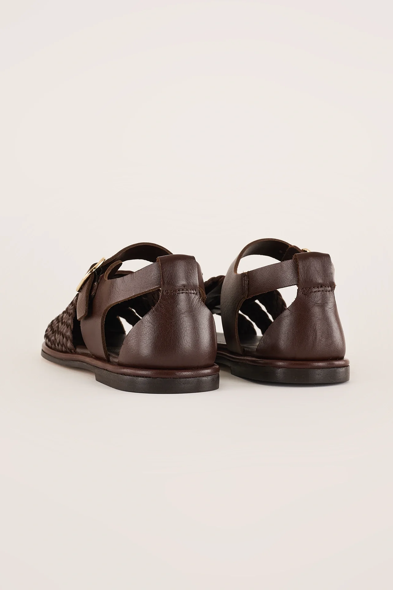 Sandali in pelle intrecciata – Maison Toufet - Image 6