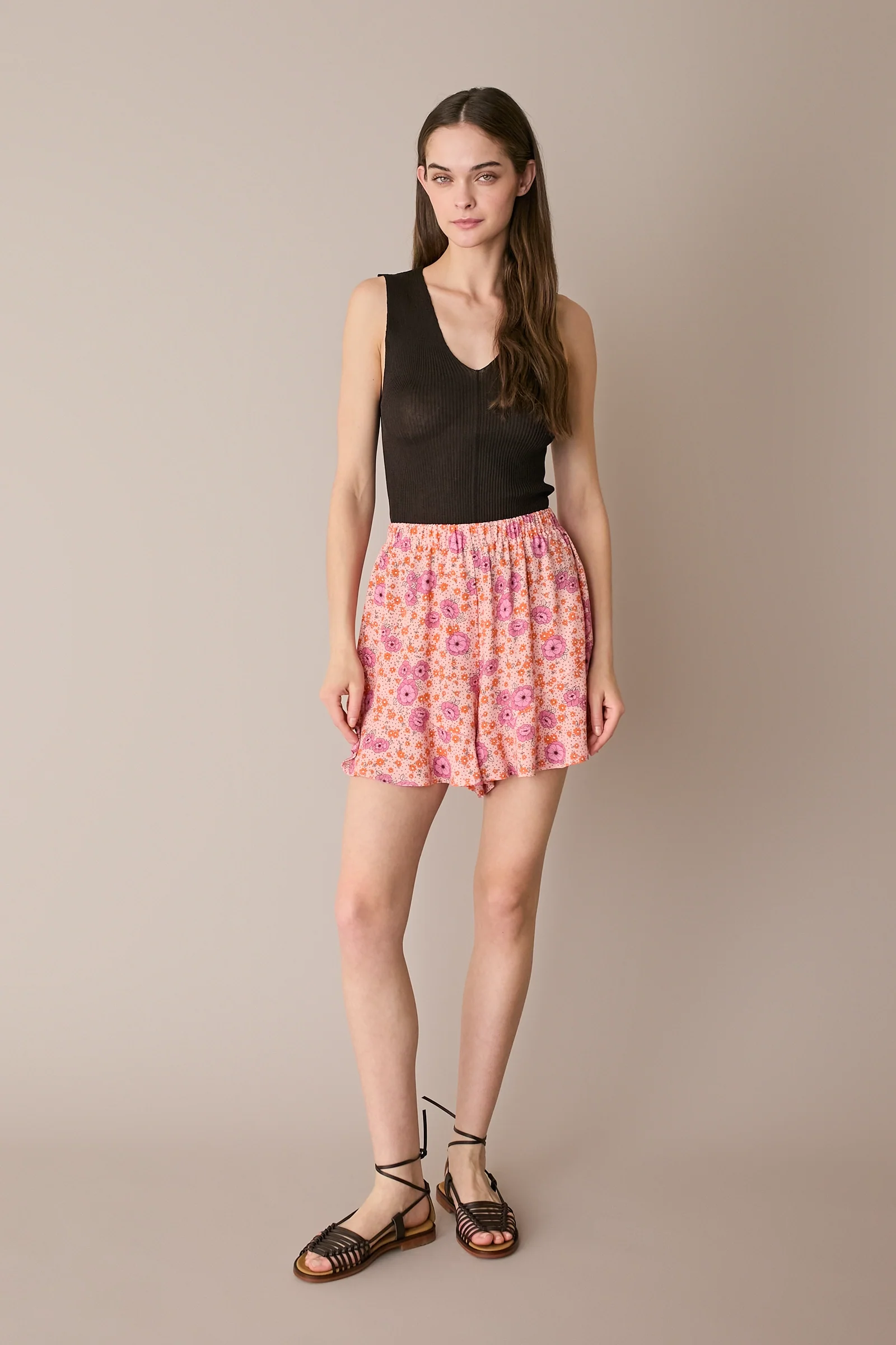 Shorts fluidi a fiori - Image 10