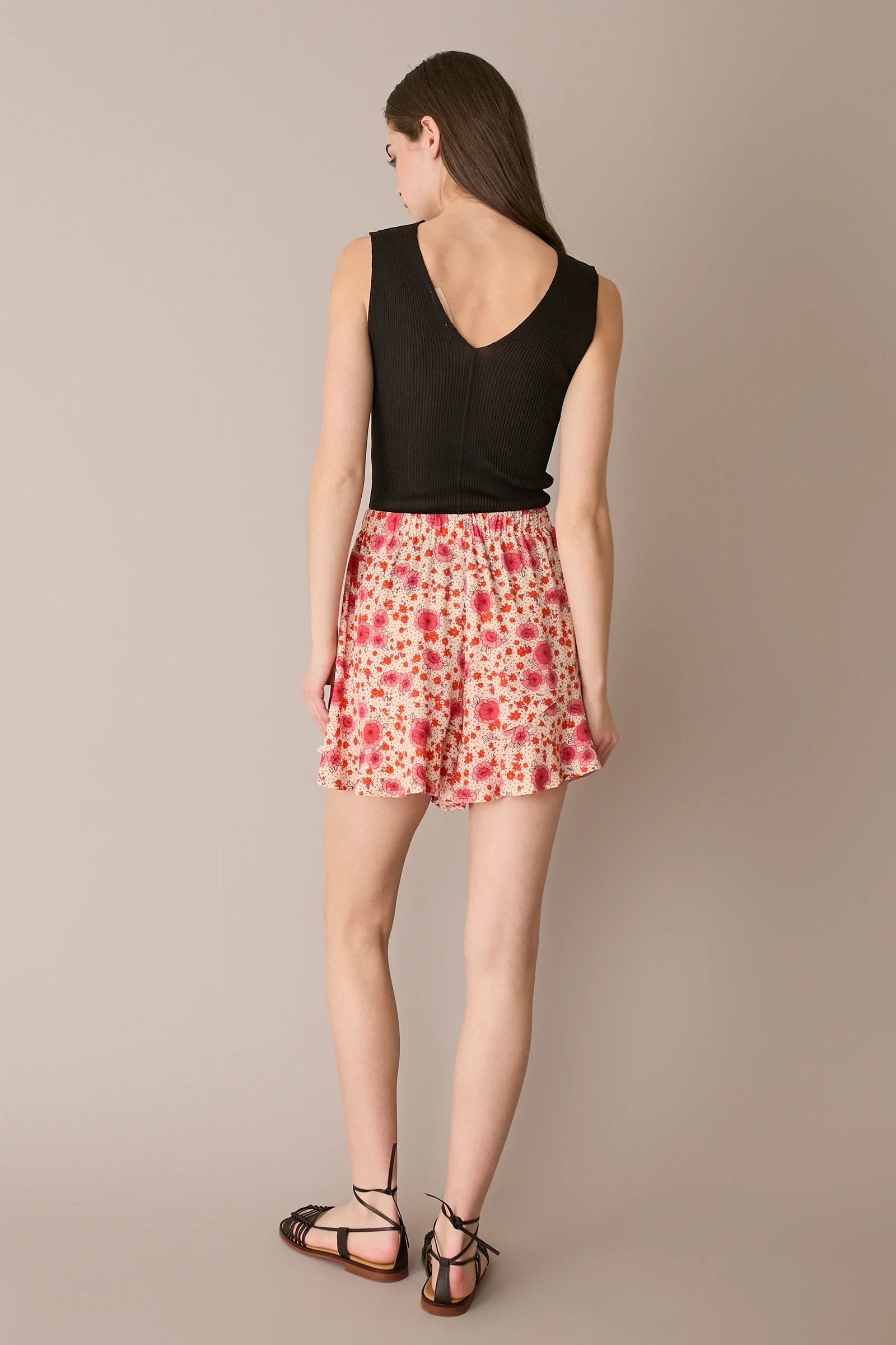 Shorts fluidi a fiori - Image 3