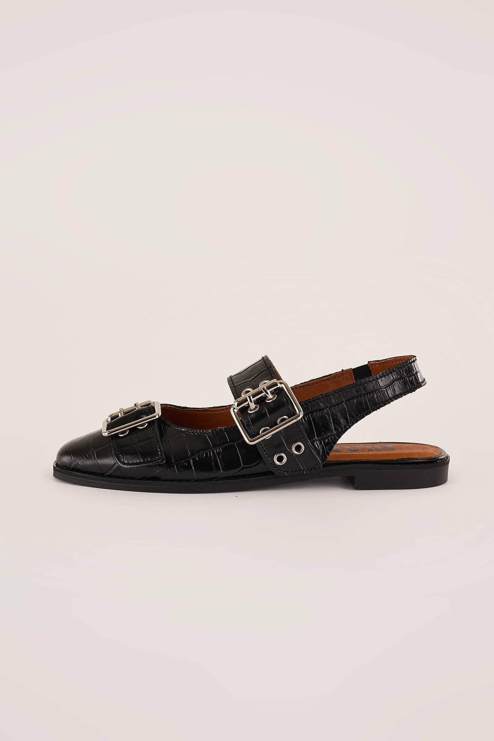 Slingback con fibbie – Bianco - Image 4