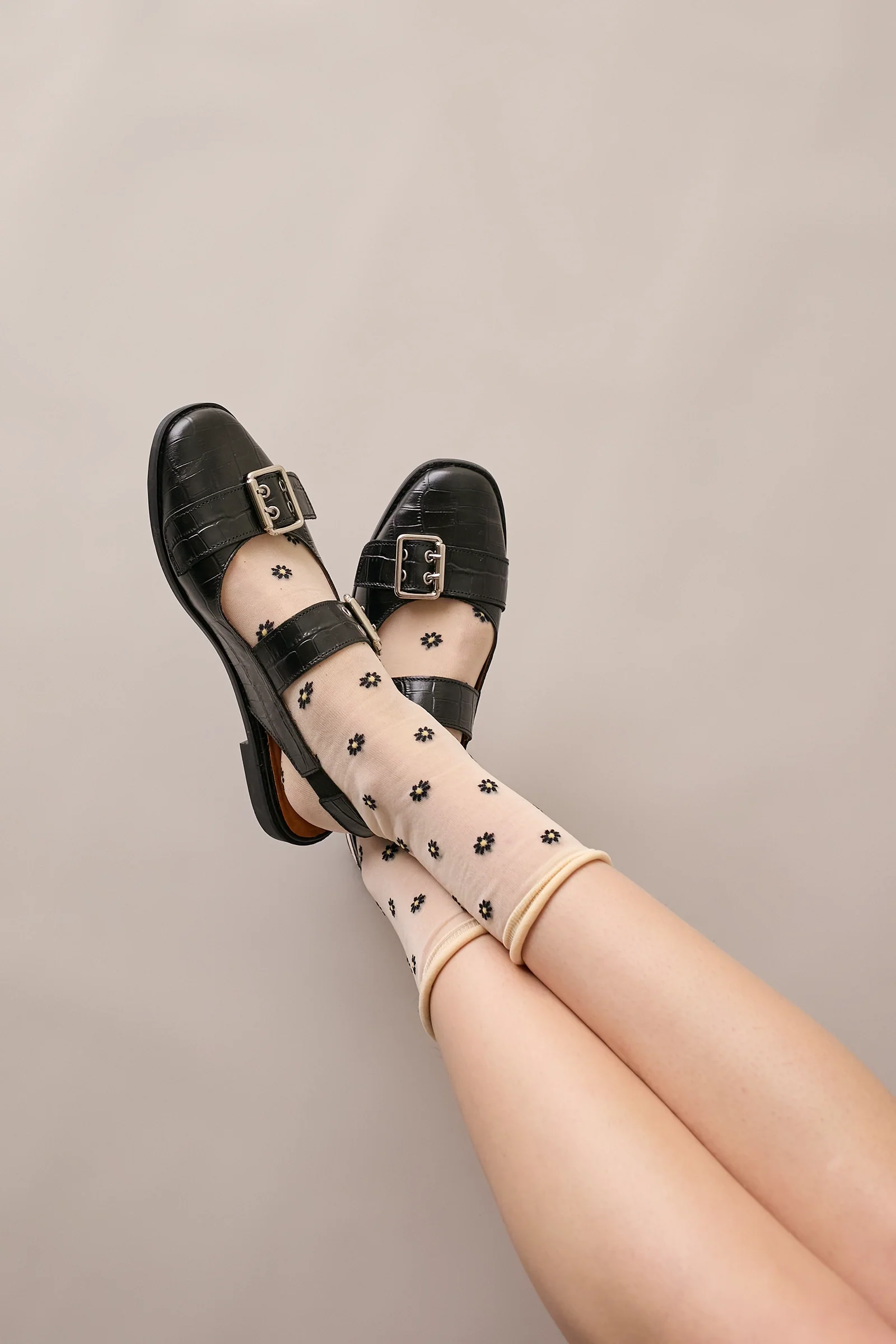 Slingback con fibbie – Bianco - Image 7