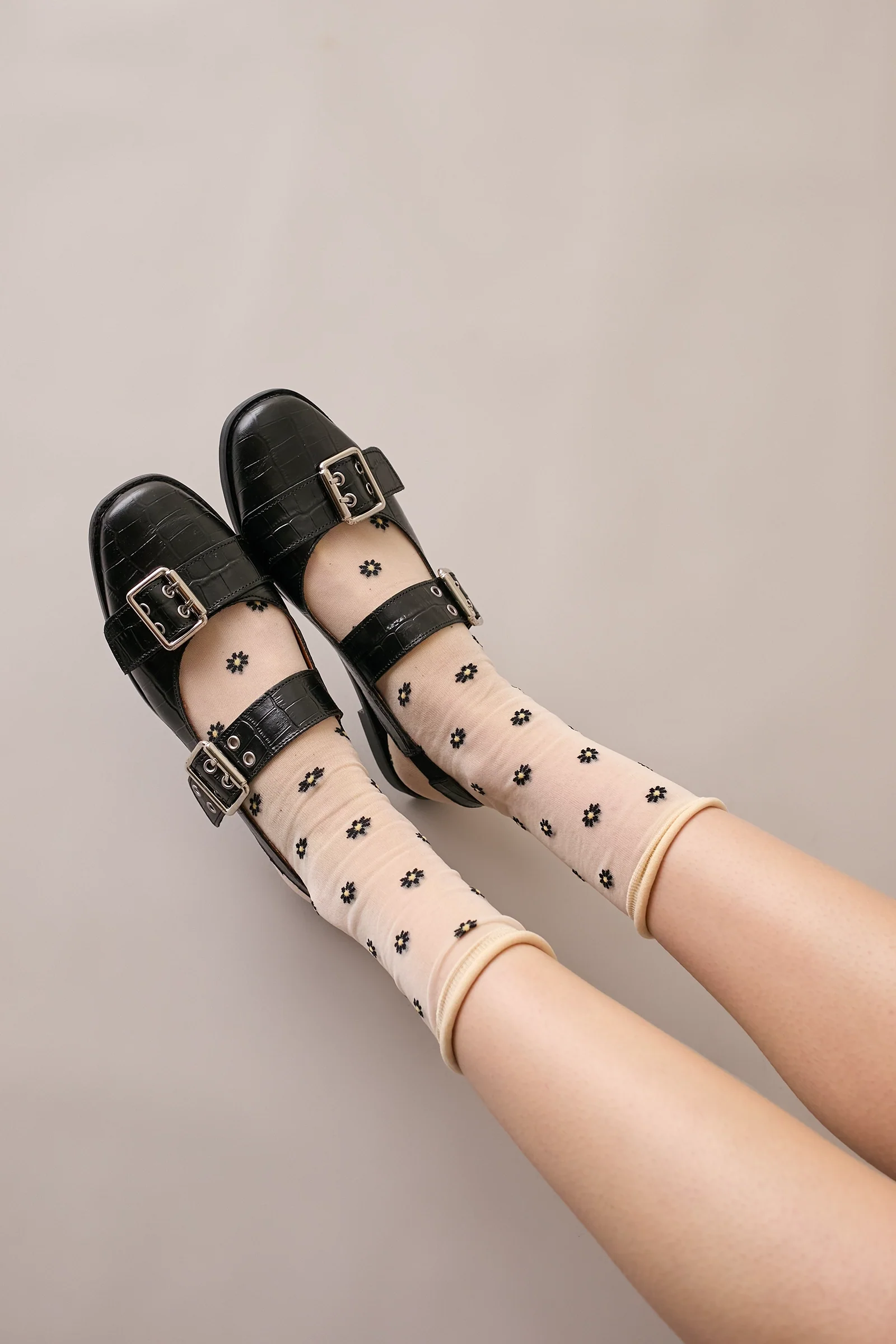 Slingback con fibbie – Bianco - Image 8