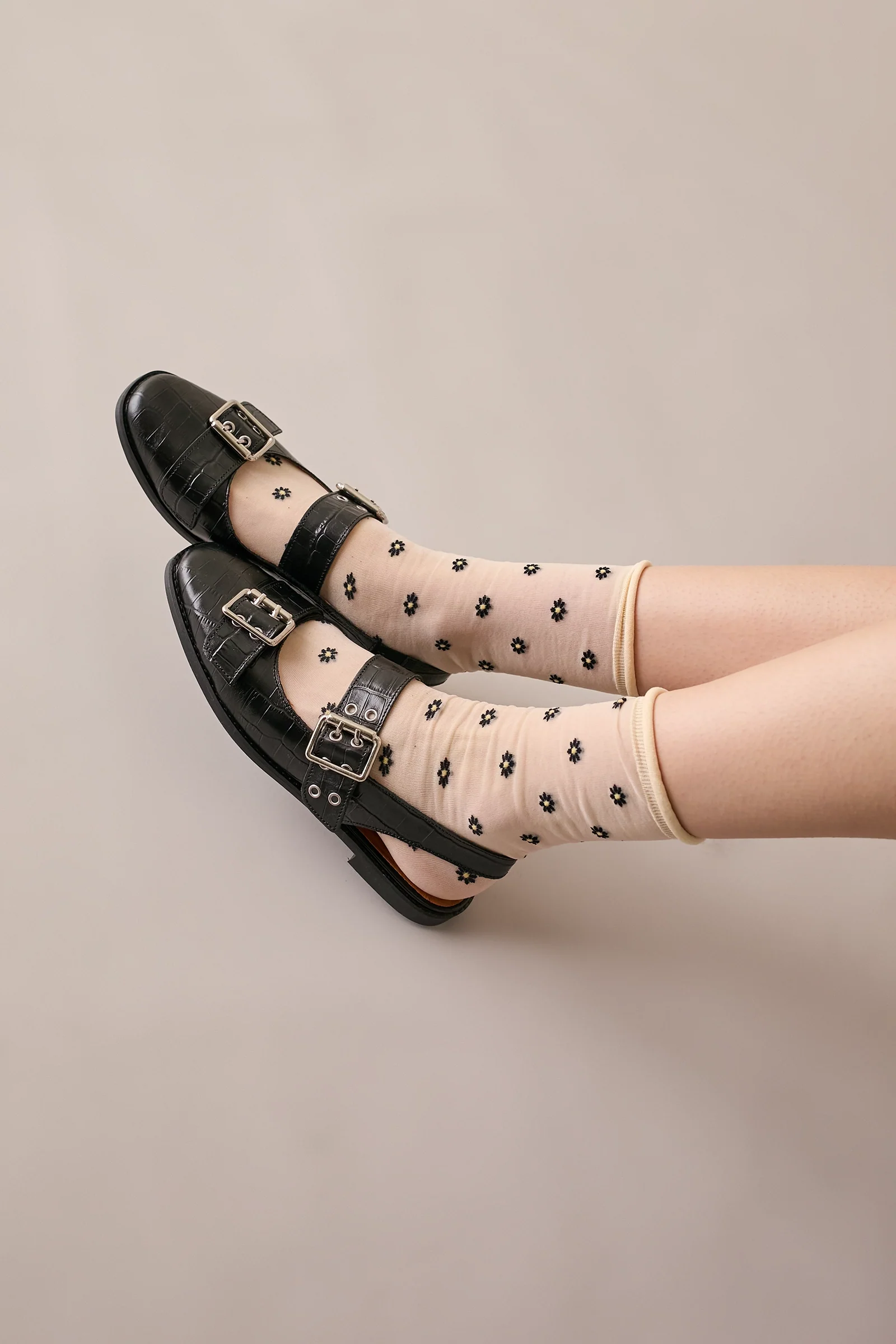 Slingback con fibbie – Bianco - Image 9
