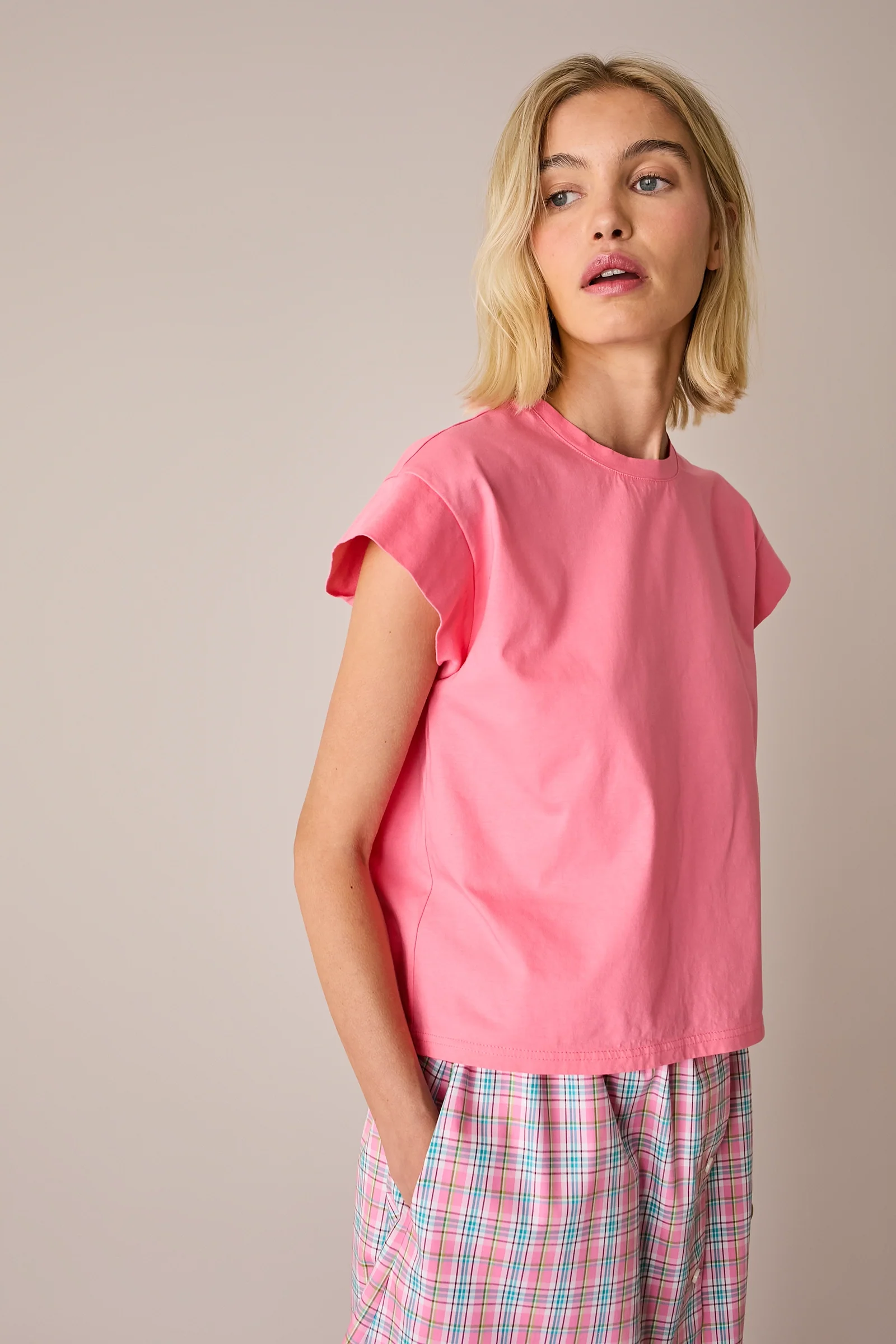 T-shirt con maniche a kimono - Image 14