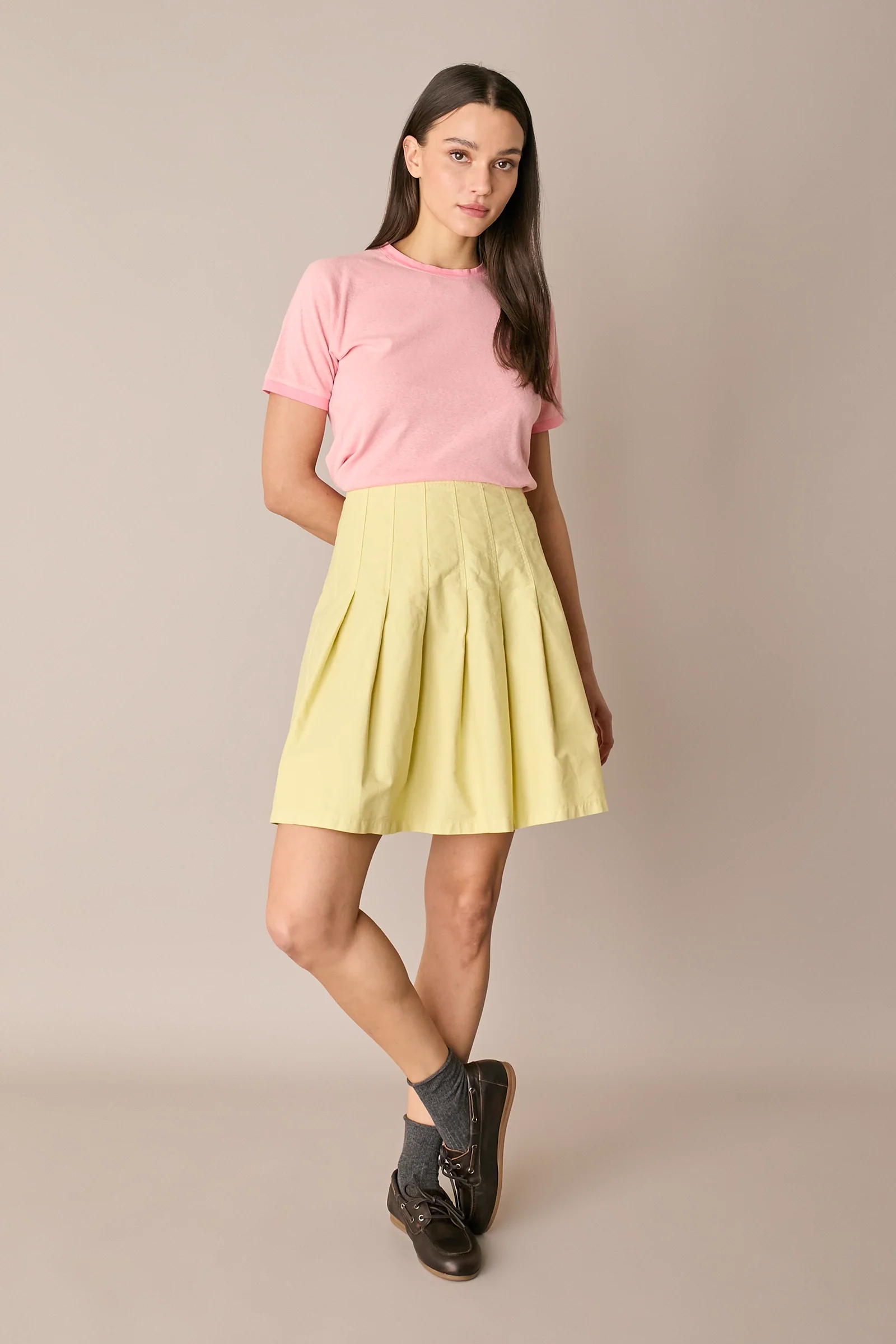 T-shirt in cotone con profili a contrasto - Image 2