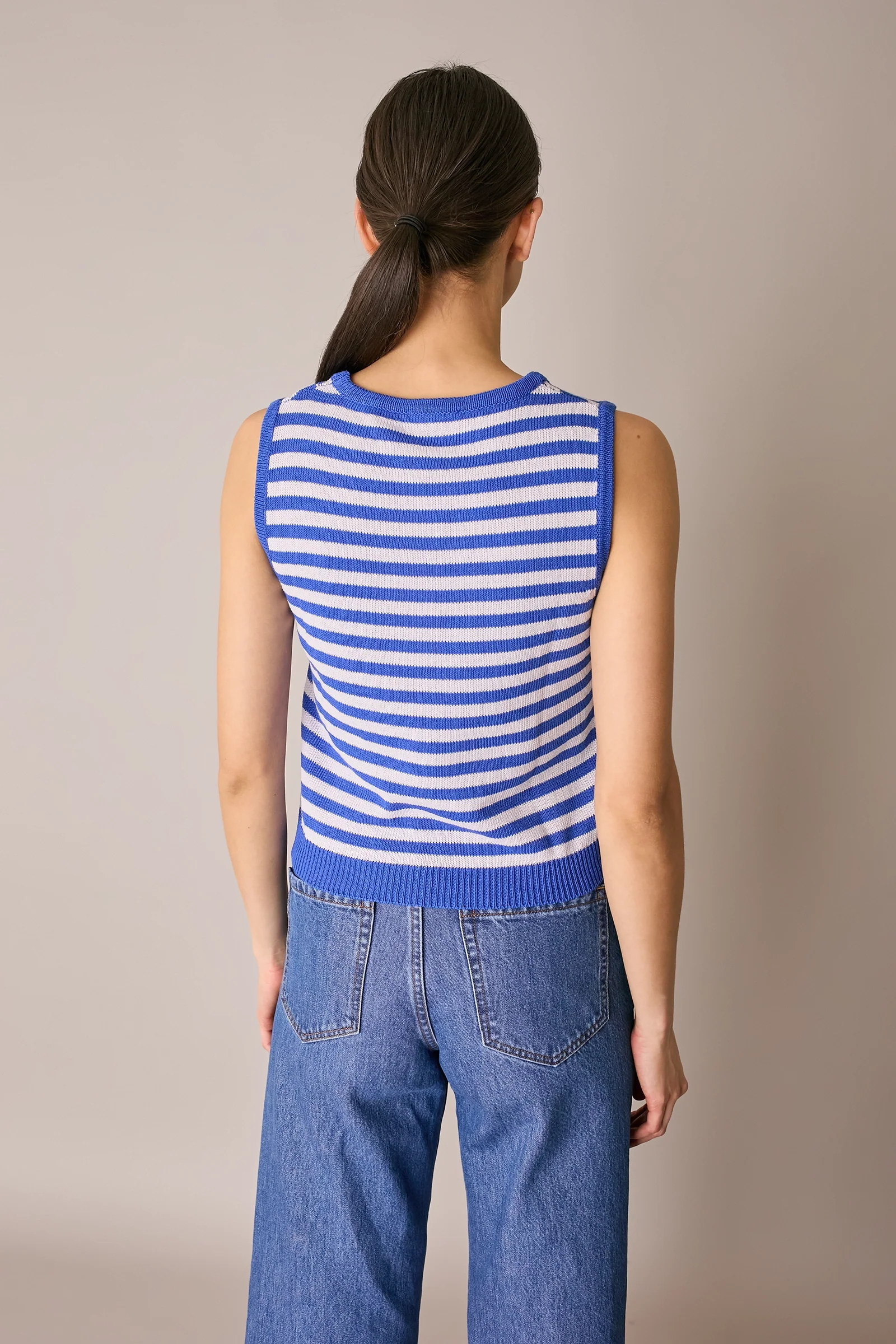 Top a righe in cotone - Image 4