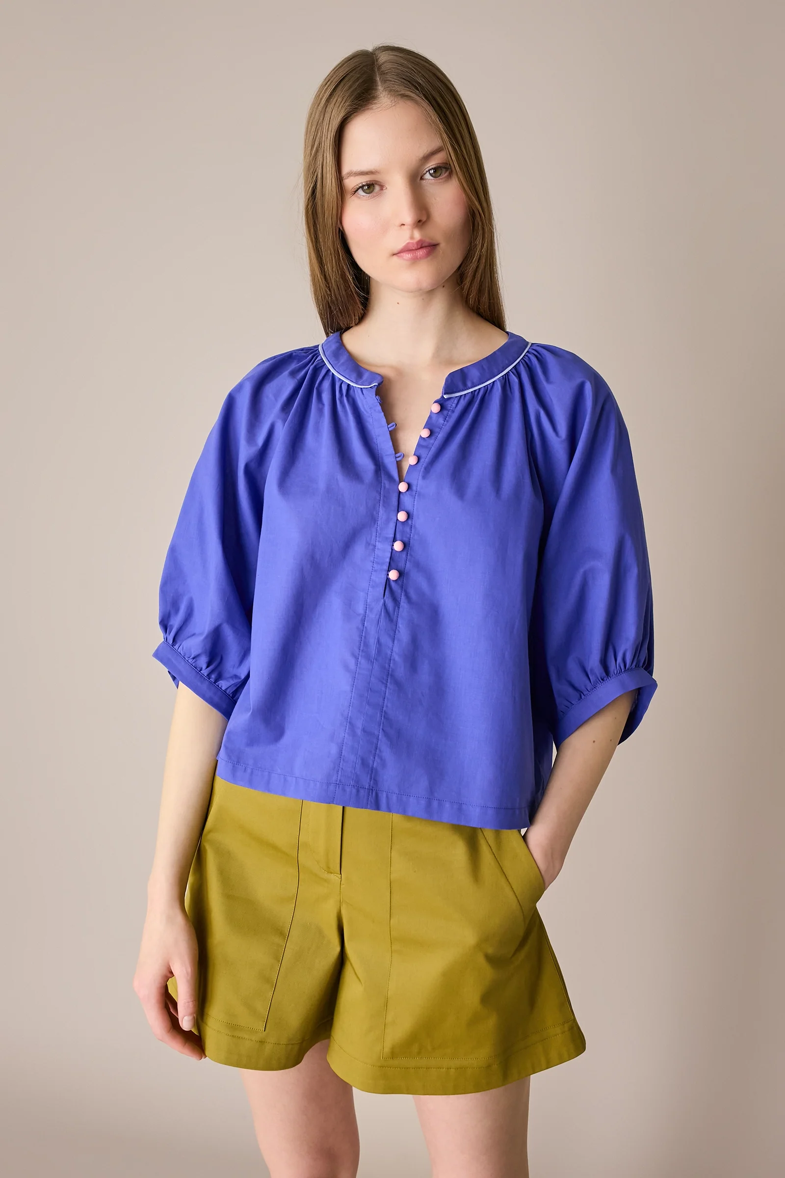 Top con bottoni rivestiti - Image 16