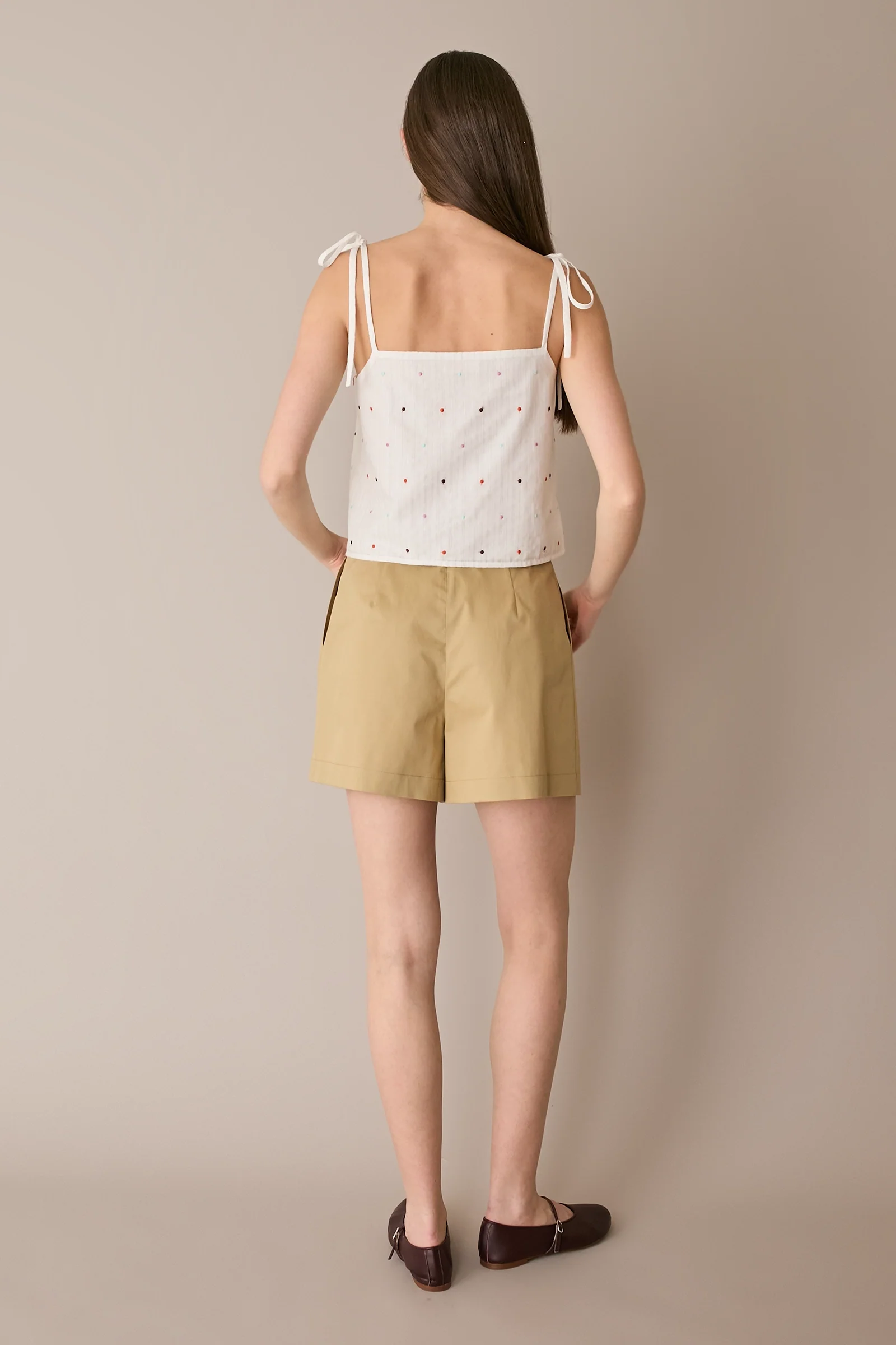Top con pois ricamati - Image 5