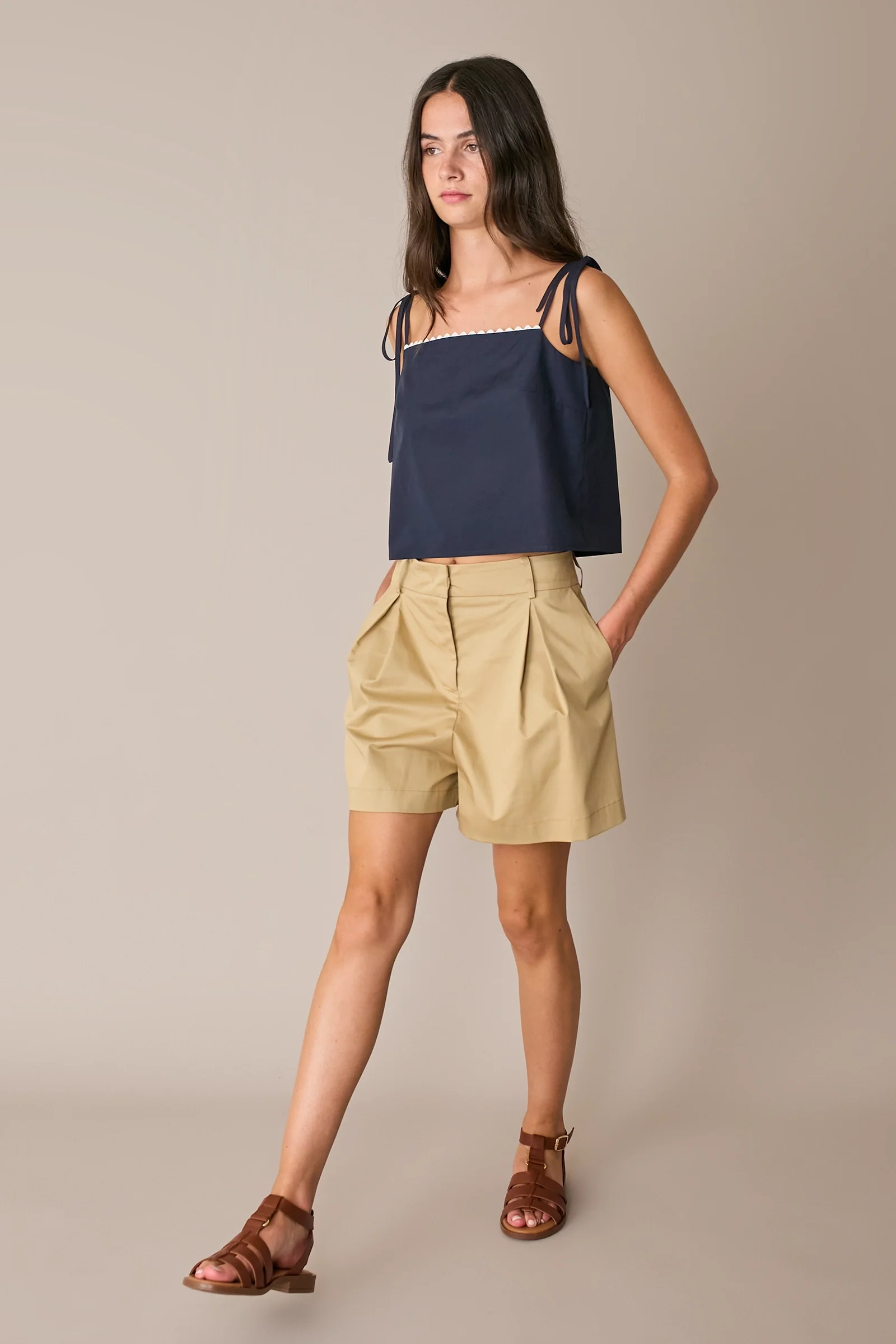 Top in cotone con serpentina - Image 11