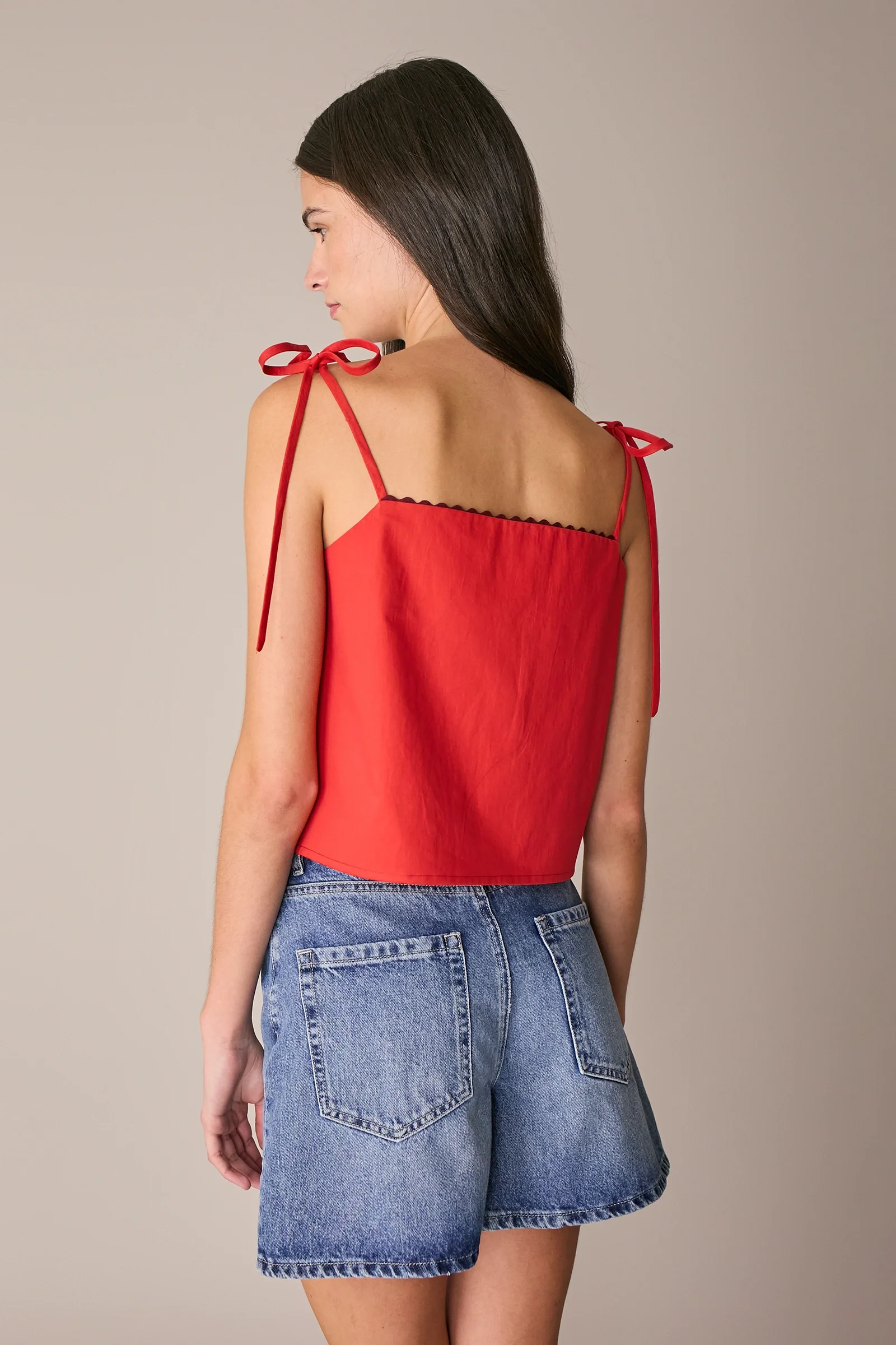 Top in cotone con serpentina - Image 6