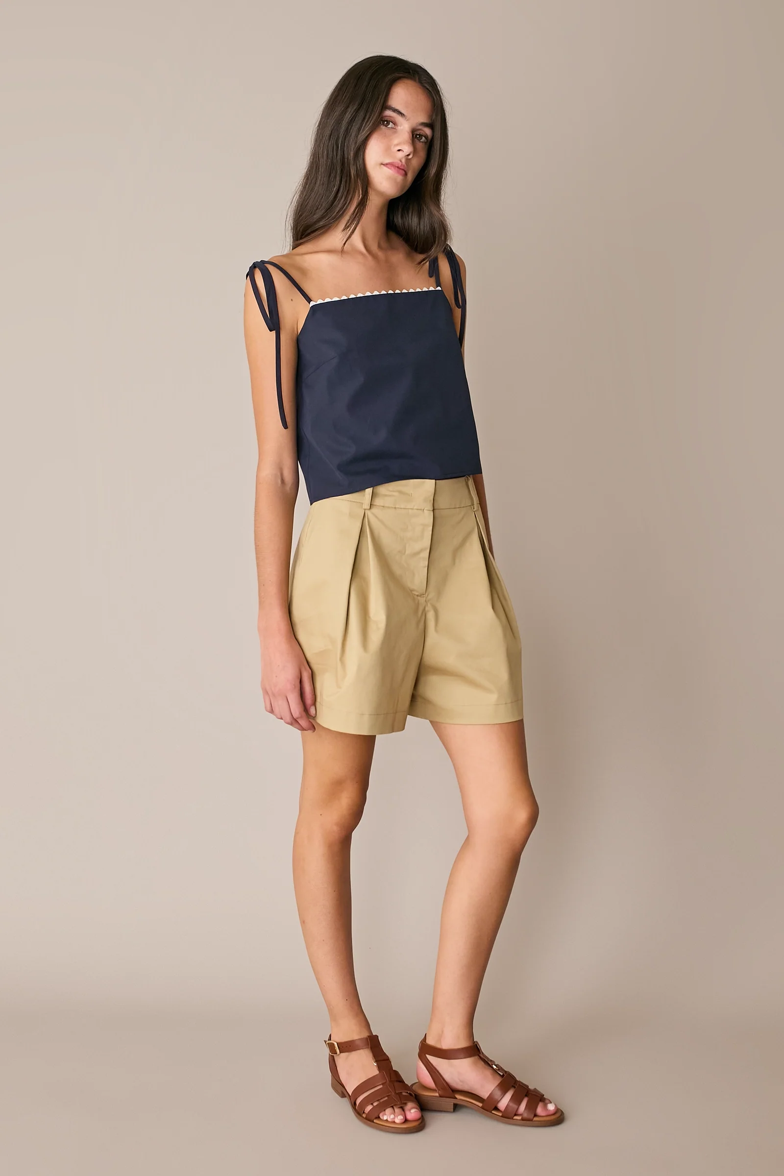 Top in cotone con serpentina - Image 9