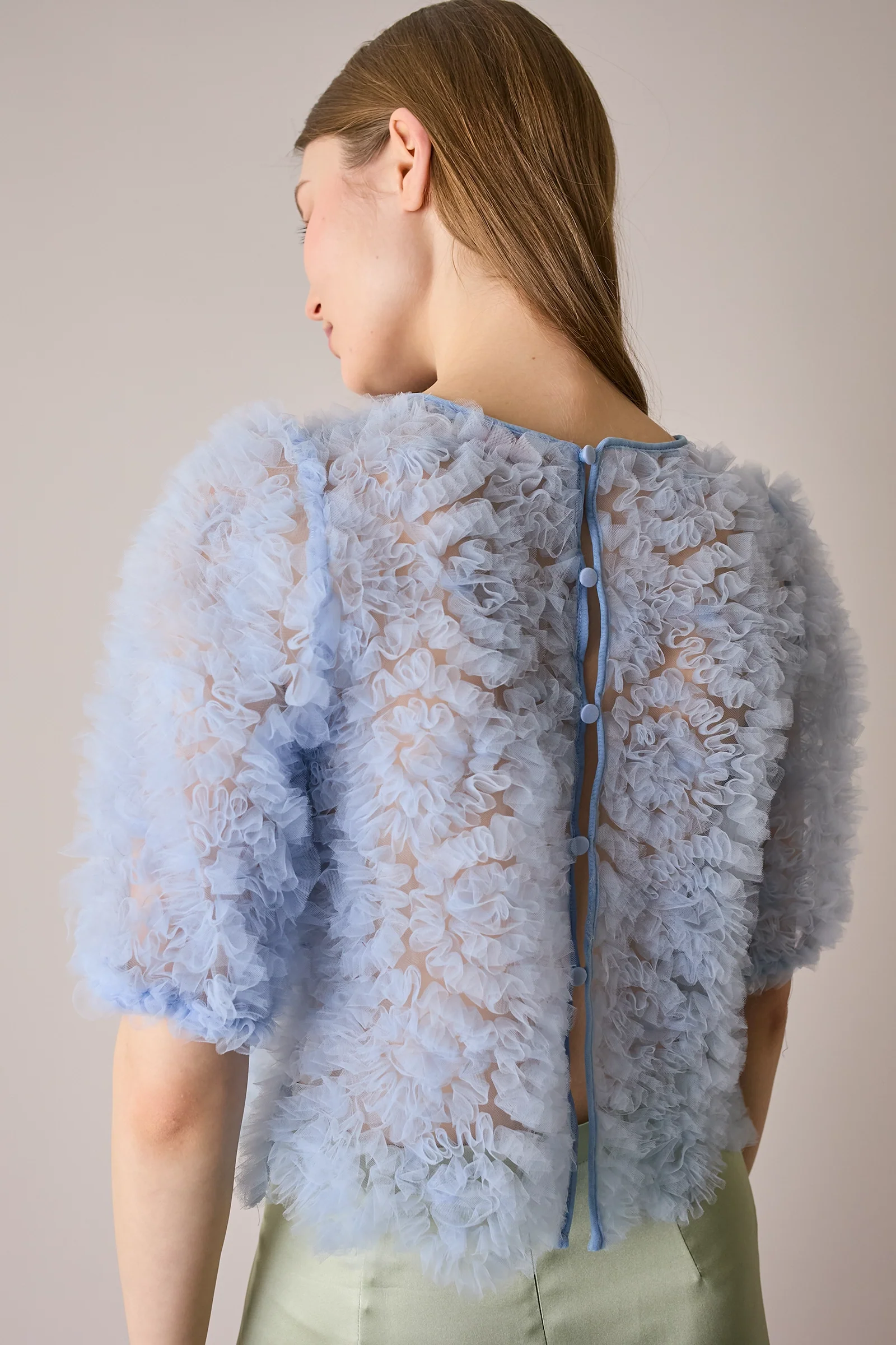 Top in tulle