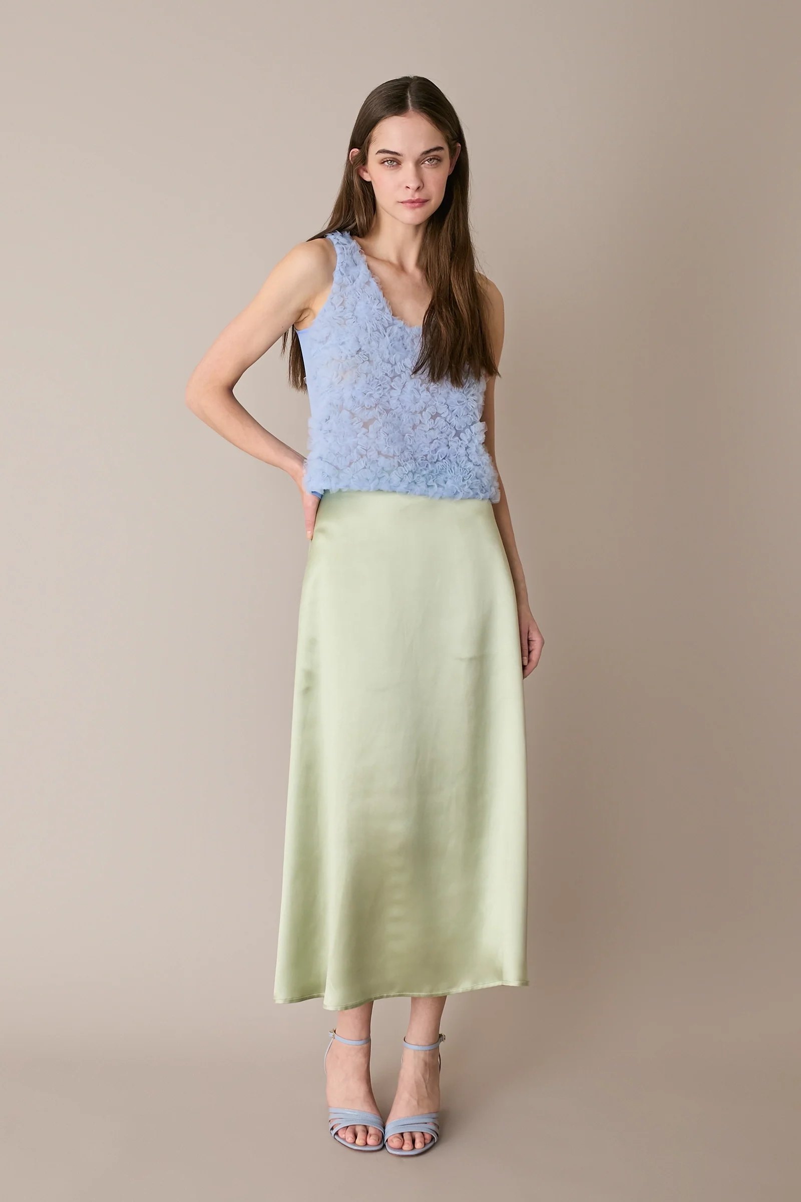 Top in tulle e seta - Image 2
