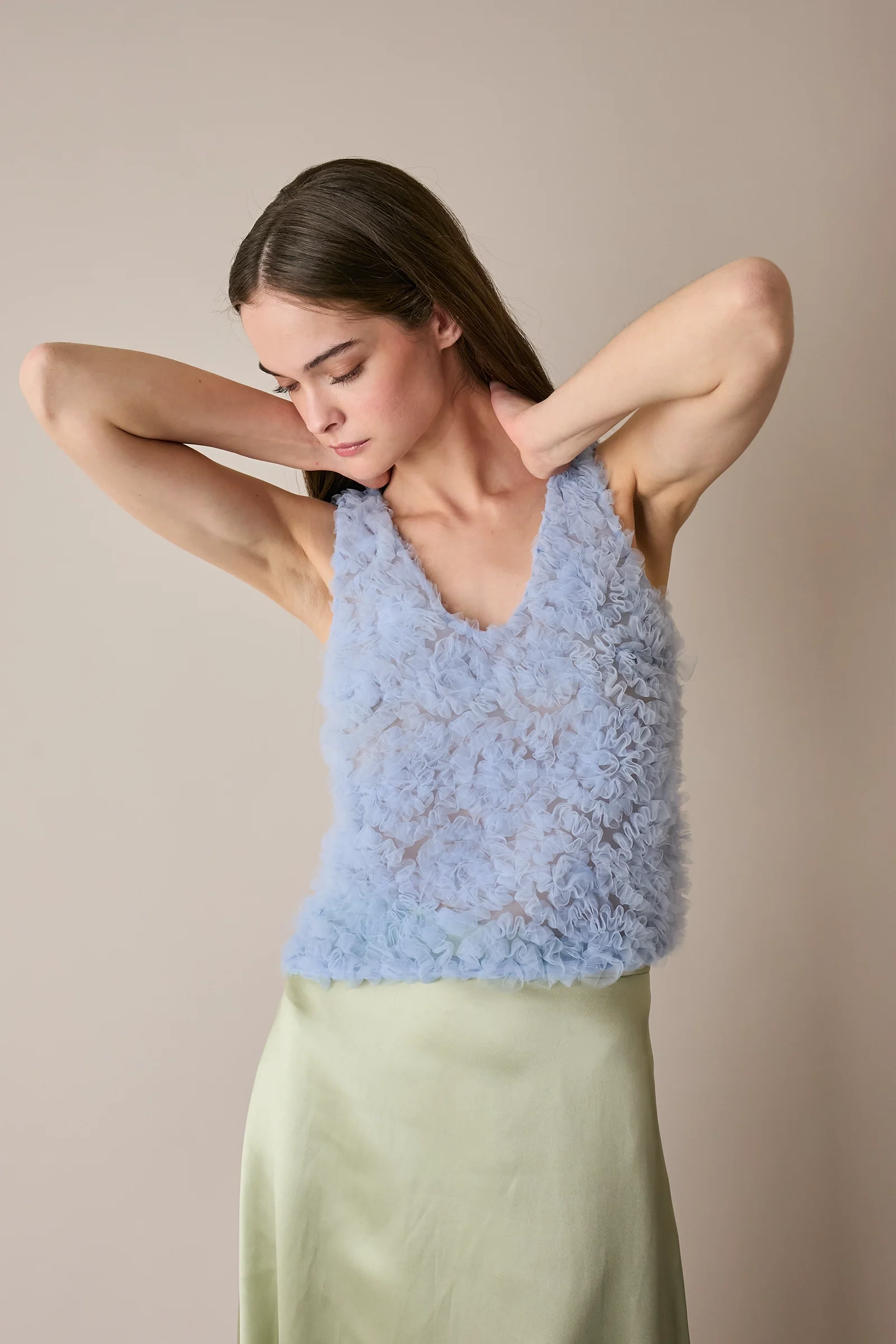 Top in tulle e seta - Image 6