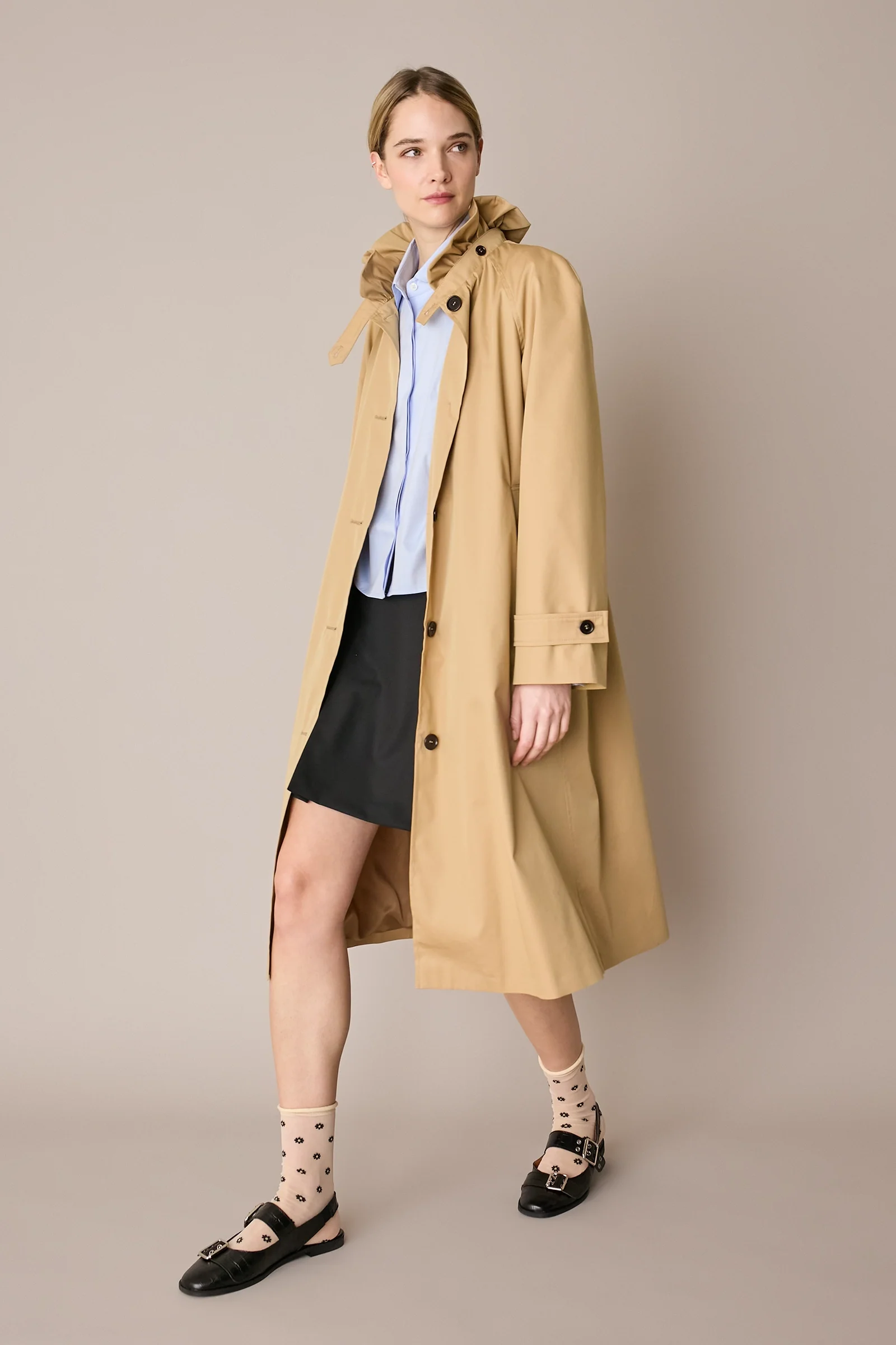 Trench con colletto volant - Image 6