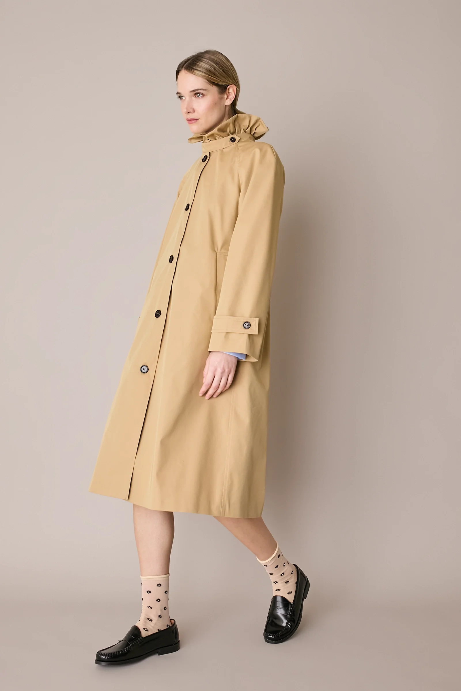Trench con colletto volant - Image 8
